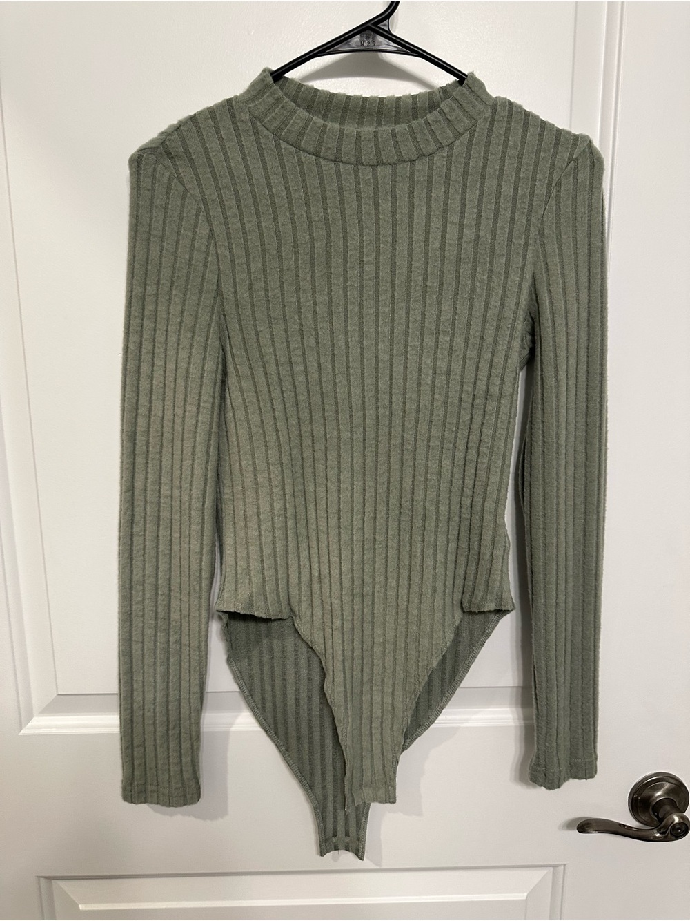 Mock neck body suit